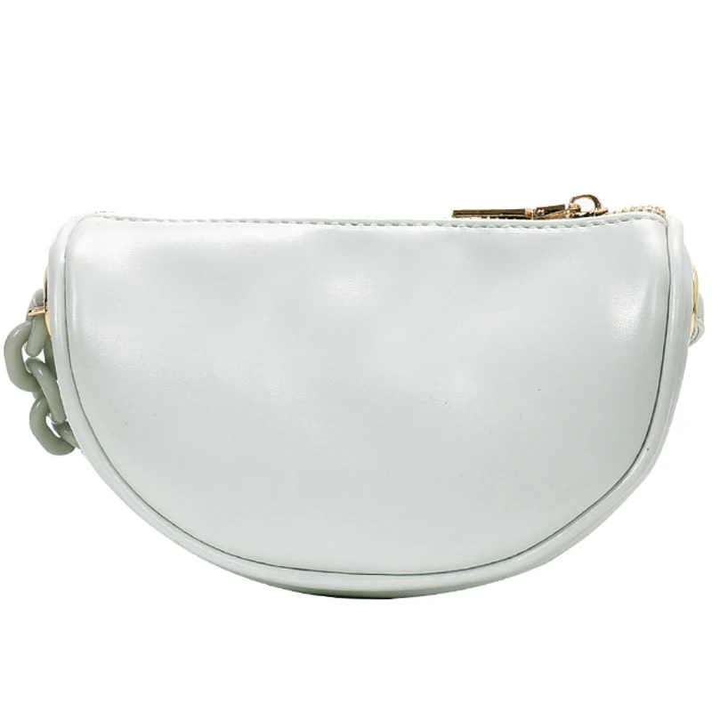 

Ins Simple Women Saddle Bag 2020 Casual Ladies Shoulder Crossbody Bag All-match Mini Portable Handbag Purse Chic Clutch Bag