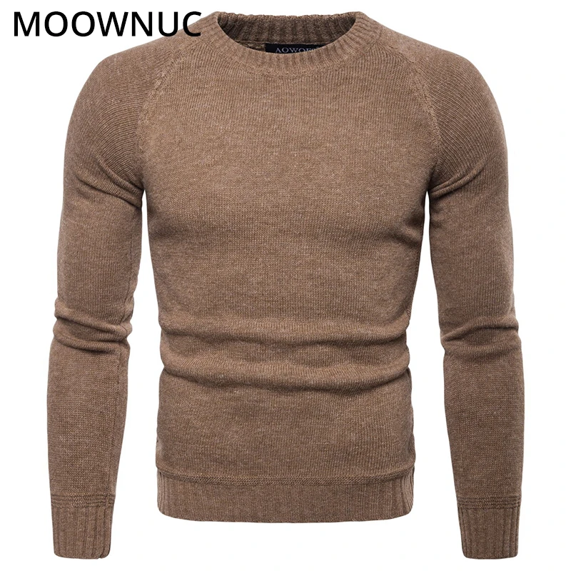 

Sweaters Pullover Men Fashion Solid Smart Casual Male Autumn Slim Bottoming shirt Homme Pullovers Modish Sweaters MOOWNUC MWC