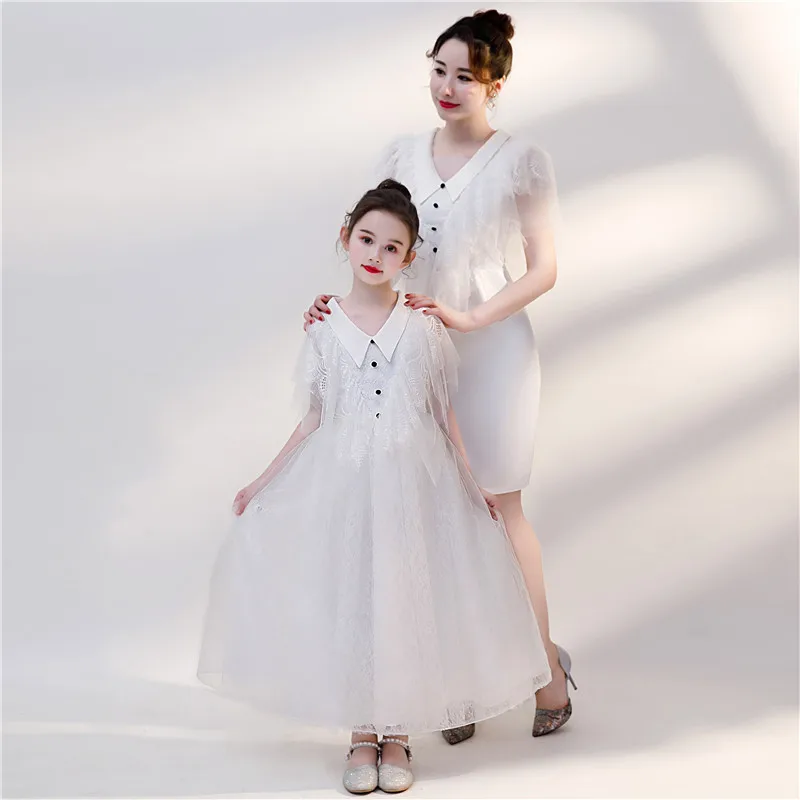 Платья для мамы и дочки одежда свадьбы платье меня бальное вечернее одинаковые