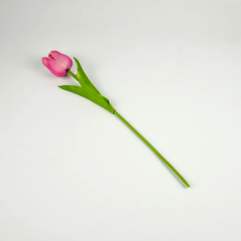 1pc flower Pink 9 видов цветов тюльпанов Флорес Флер искусственное украшение для свадебной вечеринки фестиваль искусственные растения для дома украшения аксессуары - Цвет: 1pc flower Pink