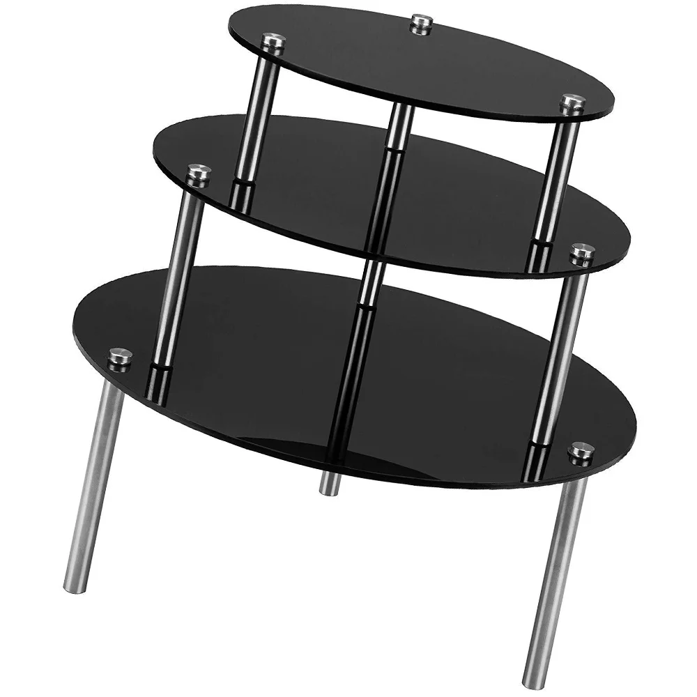 

Acrylic Display Stand Round Dessert Shelf for Wedding Birthday Party Decoration