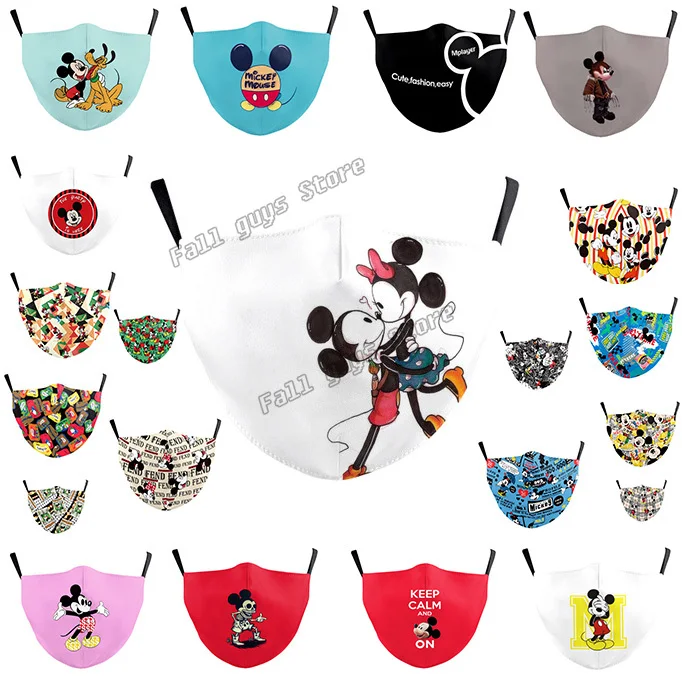 Маска для рта Disney Mickey Minnie маска лица взрослых PM2.5 пылезащитные маски многоразовое