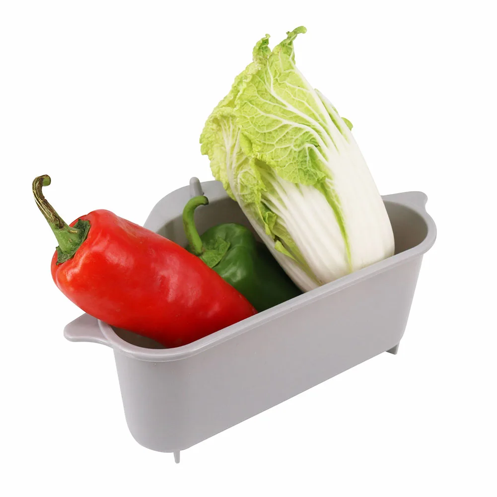 Треугольное ситечко на присоске для раковины слив овощей фруктов корзина полка