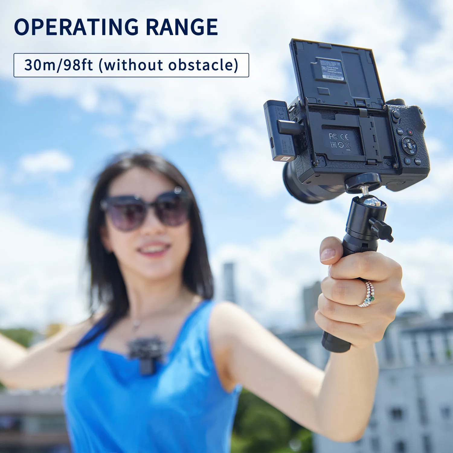 Беспроводная микрофонная система Sevenoak SKM-W1 ultracomactor 2 4 ГГц со смартфонами для