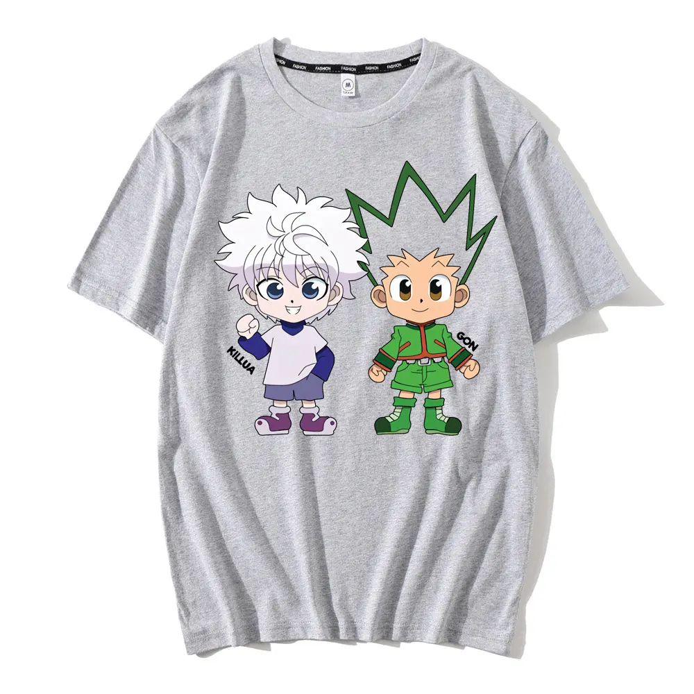 

Men T Shirt Hunter X Hunter Killua O Neck Hot Topic Tops Shirts T-shirt Stranger Things Print T-Shirts Original Top Tee