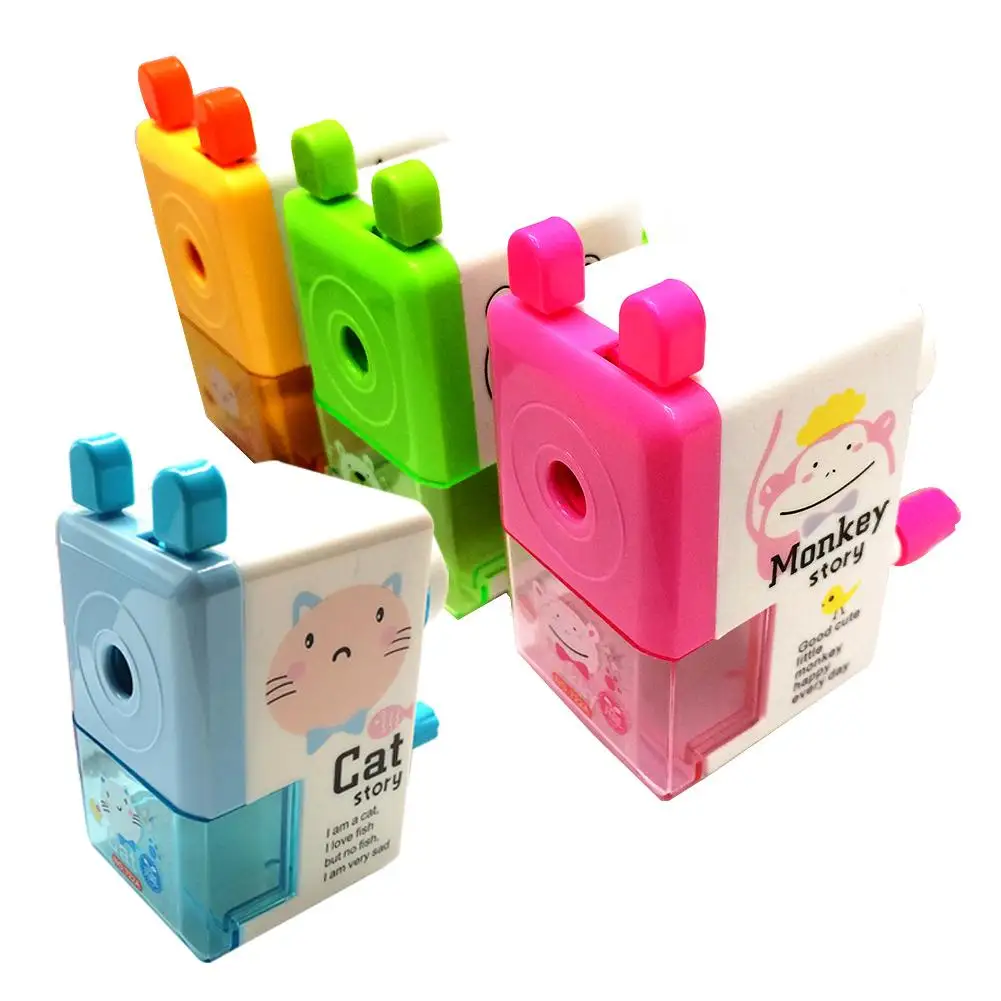 Милая рукоятка детская точилка для карандаша ручная Студенческая канцелярский