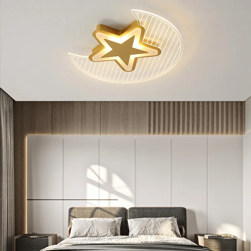 

Светодиодные потолочные светильники для спальни, детской комнаты, кабинета, креативный Потолочный подвесной светильник в виде Луны для кухни, комнатное освещение