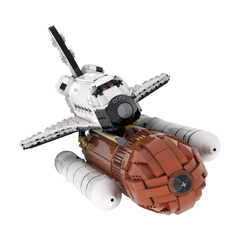 

MOC Space Shuttle (1:110 Scale) Space Plane Ship Launch Center Building Blocks Spaceport Rocket Block Model Toys Gifts 2122 PCS