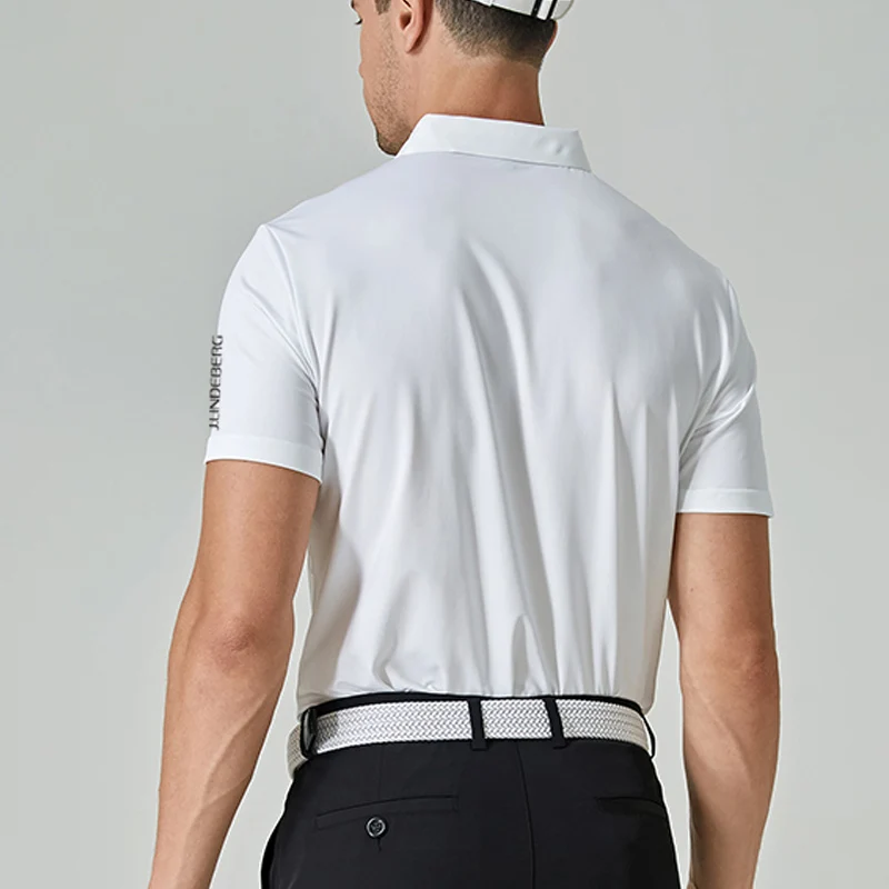 

Golf wear men Short-sleeved T-shirt Polo shirt Sports top Breathable and quick-drying smooth sports stretch technical