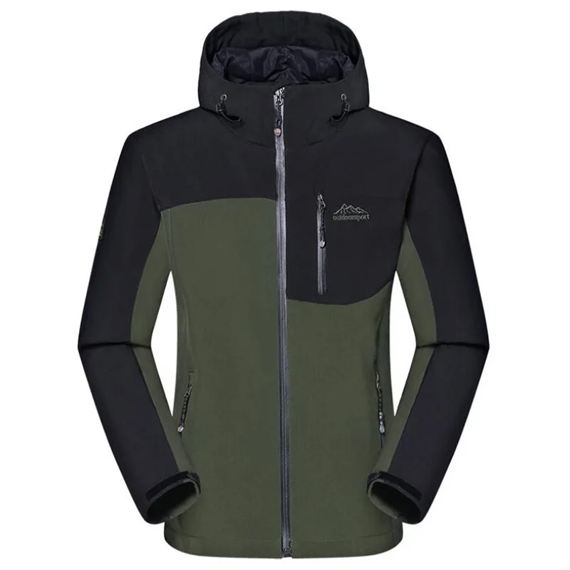 

Outdoor Softshell Fleece Jackets Windproof Waterproof Rain Windbreaker Coats Camping Fishing Hiking Jackets Hunting Clothes