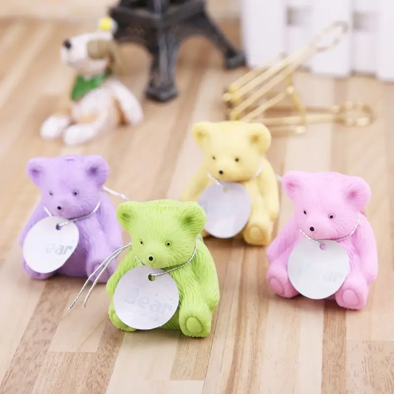 Ластик в форме милого медведя с точилкой для карандашей школьные принадлежности