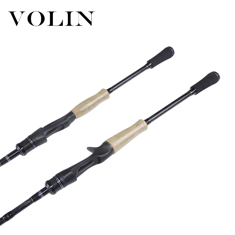 VOLIN New 2 Top Tips M/ML Spinning Lure Fishing Rod for Pike chub perch Carbon Longcast Fishing Rod Casting Pole