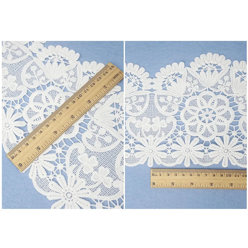 7 ярдов/рулонная лента с хлопковым кружевом сделай сам отделка ткани для шитья