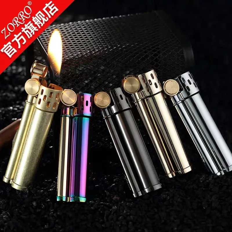 

Chinese brand ZORRO retro windproof kerosene personality creative men's lighter