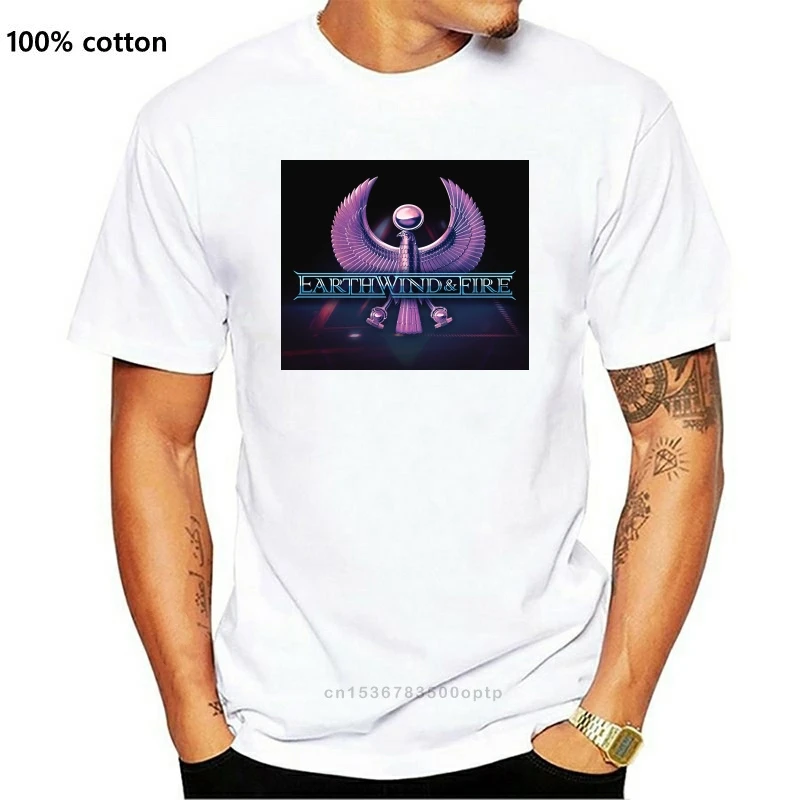 

Мужская черная футболка с логотипом Earth Wind Fire Tour, размеры от S до 3XL