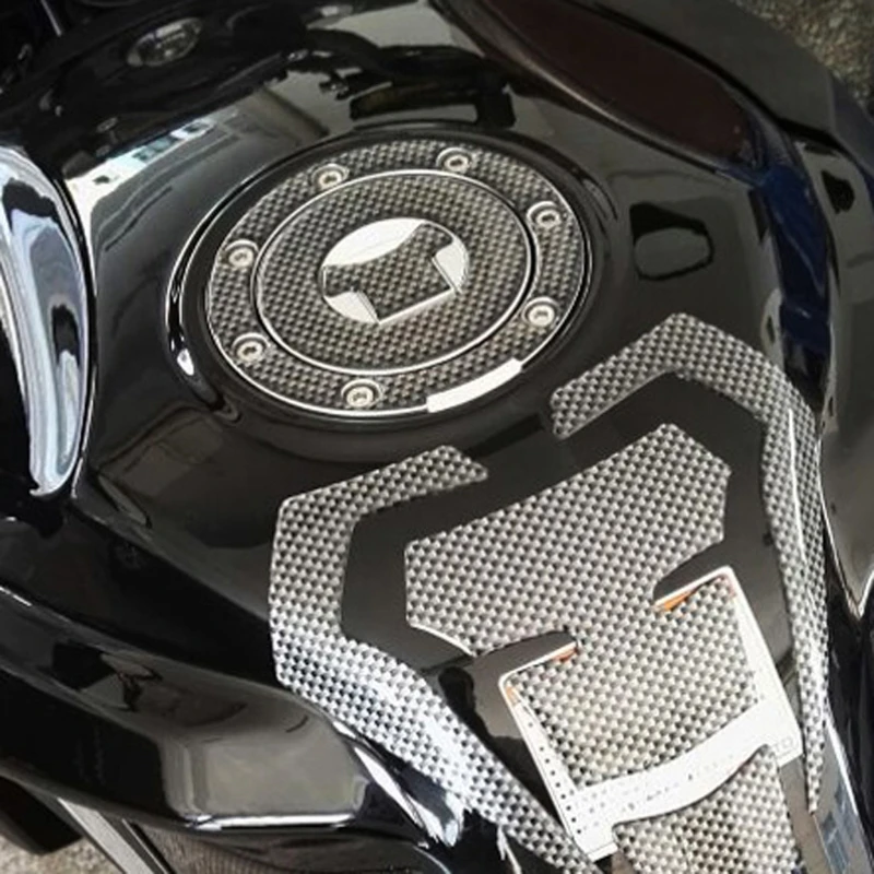 Car sticker Motorcycle Carbon Fiber Tank Pad Tankpad Protector Sticker For HONDA CBR600 F2 self-adhesive Stereo Rubber | Автомобили и