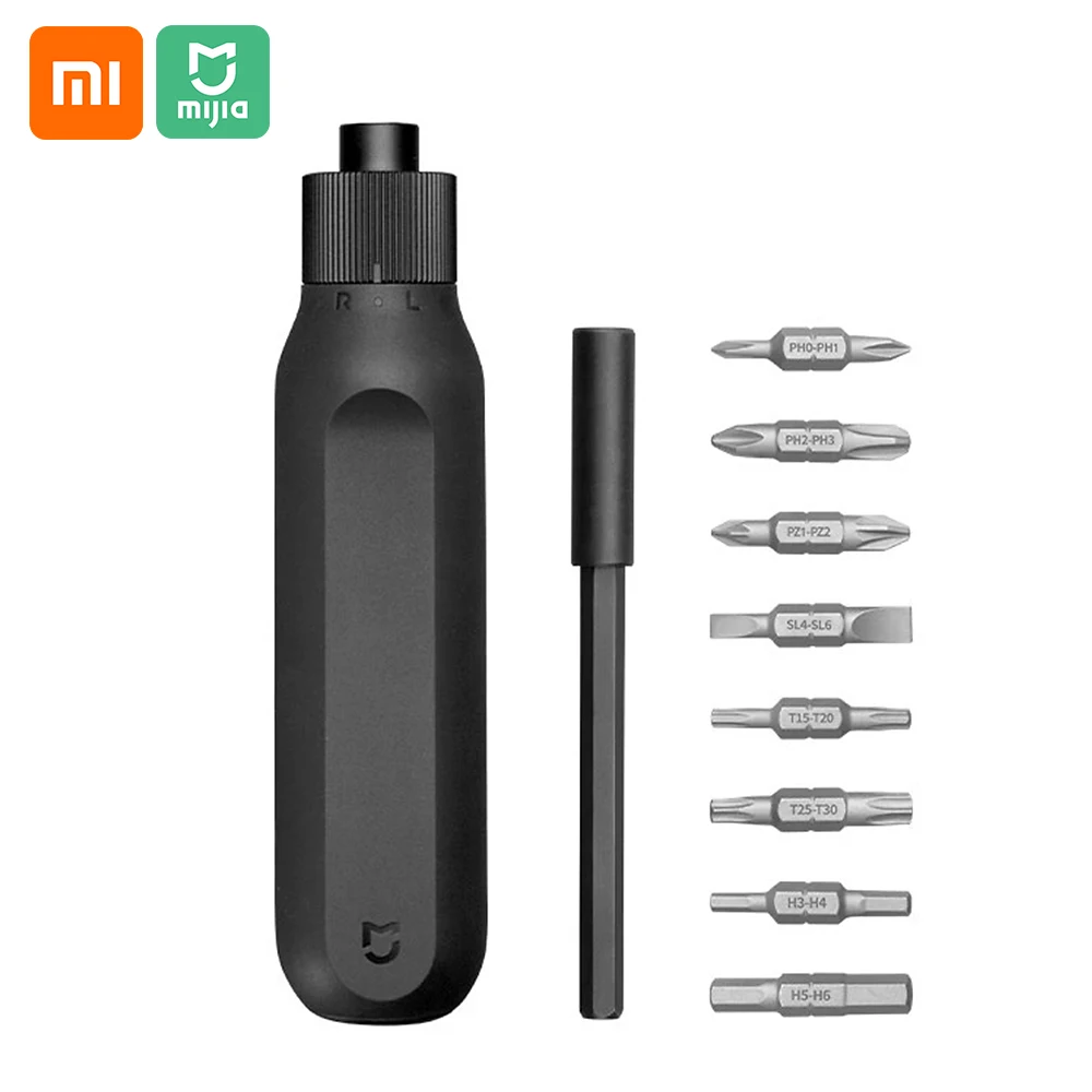

Xiaomi Mijia Screwdriver 16 in 1 Ratchet Screwdriver Kit 8 Dual-head S2 Steel Precision Bits DIY Screw Driver Set Repair Tools