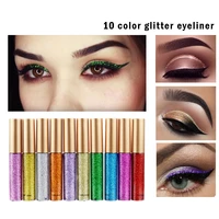 1pc handaiyan shining glitter liquid eyeliner pencil diamond shimmer eye liner rose gold color eyeliner makeup for eye cosmetics
