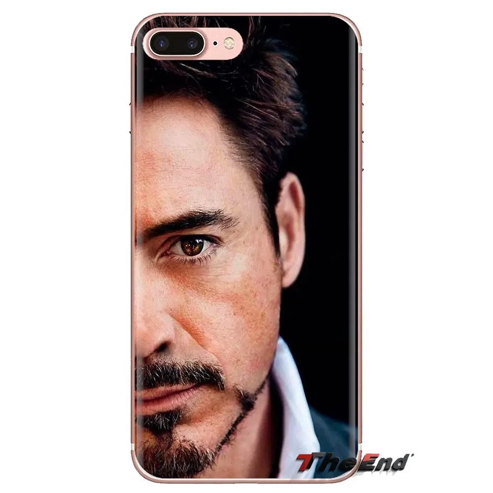 Для samsung Galaxy S2 S3 S4 S5 мини S6 S7 край S8 S9 Plus Note 2 3 4 5 8 Coque Fundas Железный человек Роберт
