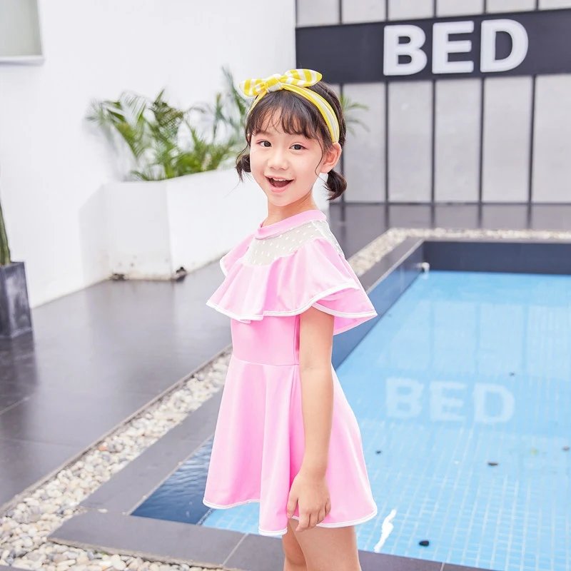 2 шт. детские купальники и Кепка для девочек|Комбинезоны| |