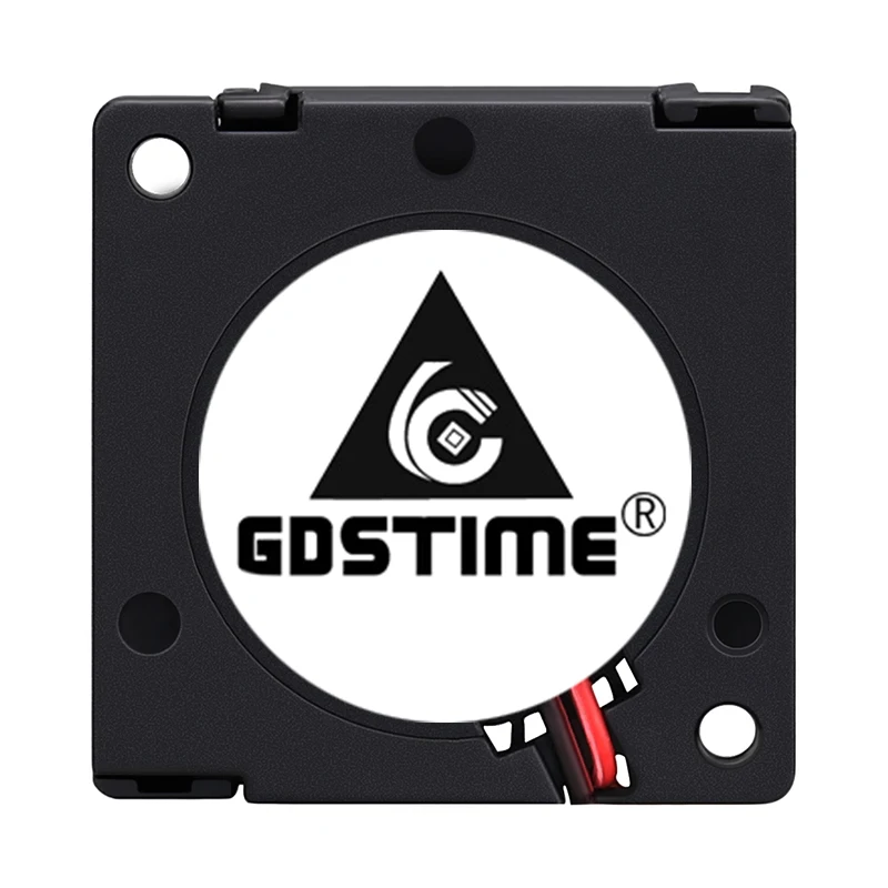 2 pieces gdstime dc 5v 12v 24v 30x30x10mm sleeve dual ball 1 inch small mini blower cooling fan 30mm x 10mm 3cm 3010 3d printer free global shipping
