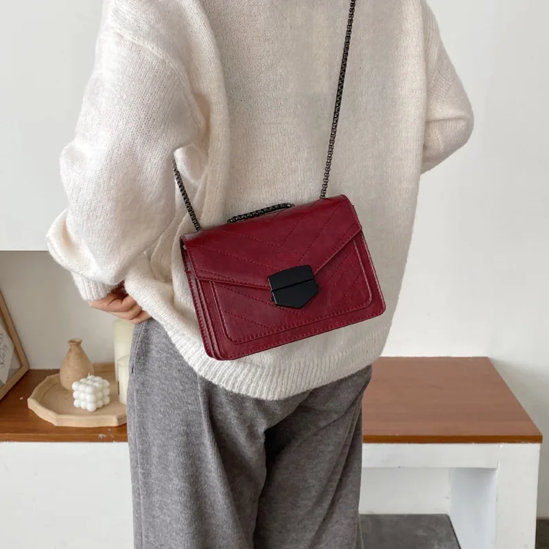 Female Thread Crossbody Bags For Women 2020 Leather Luxury Handbag Designer Sling Sac A Main Ladies Hand Shoulder Messenger Bag | Багаж и