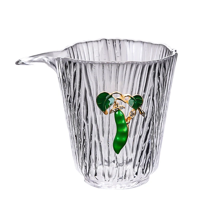 

Glass Mug 180ml Heat-resistant Tea Mugs Fair Cup Chinese Kung Fu Tea Set Cha Hai Teaware Accessories Drinkware Tea Cups Crafts