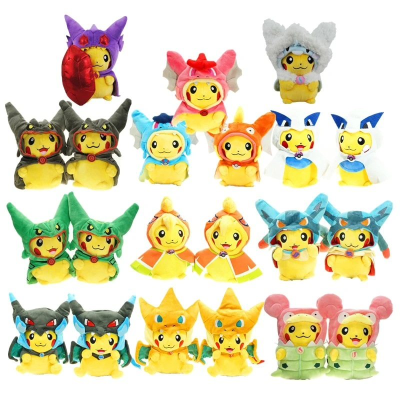 Плюшевые игрушки для косплея Покемон Такара Пикачу Charizard Lucario хобби мягкие детей