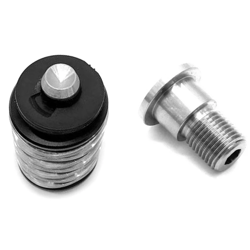

1 Pcs Spring Bike Rear Shock & 1 Pcs Folding Bicycle Pedal M14 Screw