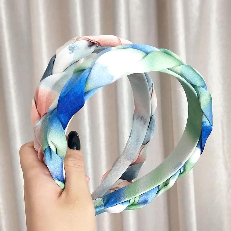 Модный цвет cкручивание плетение волос Twist Weaving резинки для женщин Корейский