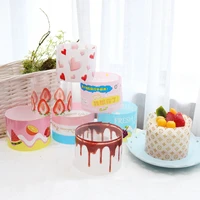 50mroll wedding cake transparent surround film cake collar acetate kitchen chocolate candy for baking decoration durable tool
