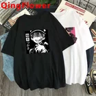 Футболка мужская с японским аниме унитаз, милая забавная футболка с рисунком Ханако Куна, милая рубашка в стиле манга, хип-хоп, уличная одежда, топы