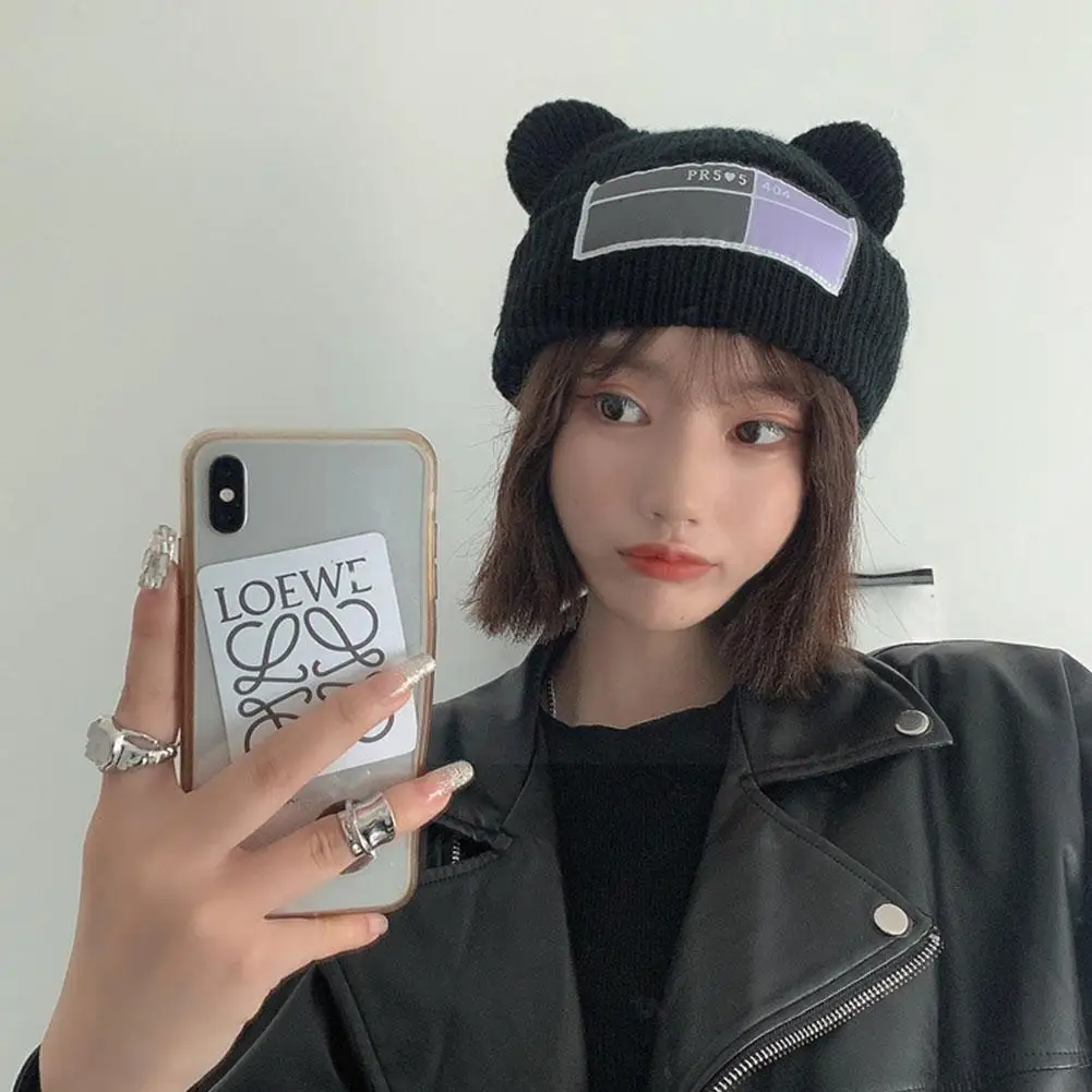 

Multi Functional Mouse Ski Winter Warm Knit Cap And Women Balaclava Men Wool Beanies Thick Adult Hats Artifi Z1n3