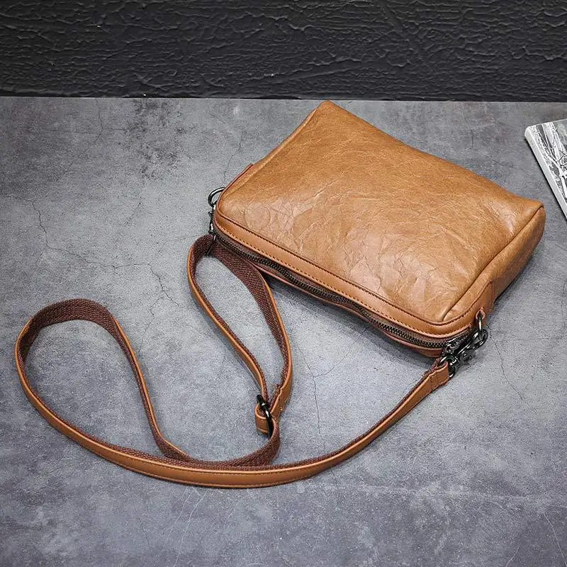 

Retro Pattern Baguette Bag Men Fashion PU Leather Armpit Bag French Shoulder Bag Luxury Design Handbag Men Purse