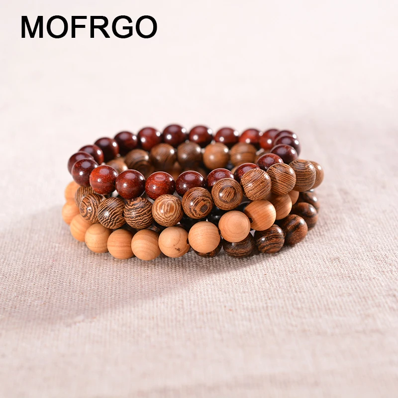 

Natural Wood Beads Bracelets Healing Balance Yoga Meditation Prayer Bracelet lovers Charm Chakra Bracelet For Women Men Gift