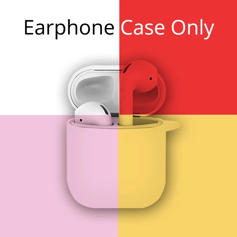 Чехол для наушников на Рождество Bluetooth беспроводные наушники для Apple AirPods 2 силиконовые чехлы для подушки безопасности защитный чехол