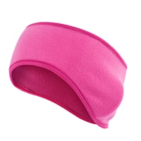hot sale winter outdoor running headband men and women headband warm fleece ultralight ear protection forehead headband