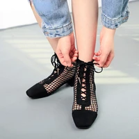 sexy gladiator ladies shoes black boots women high heel ankle boots for women pumps women shoes high heels botines mujer 2021