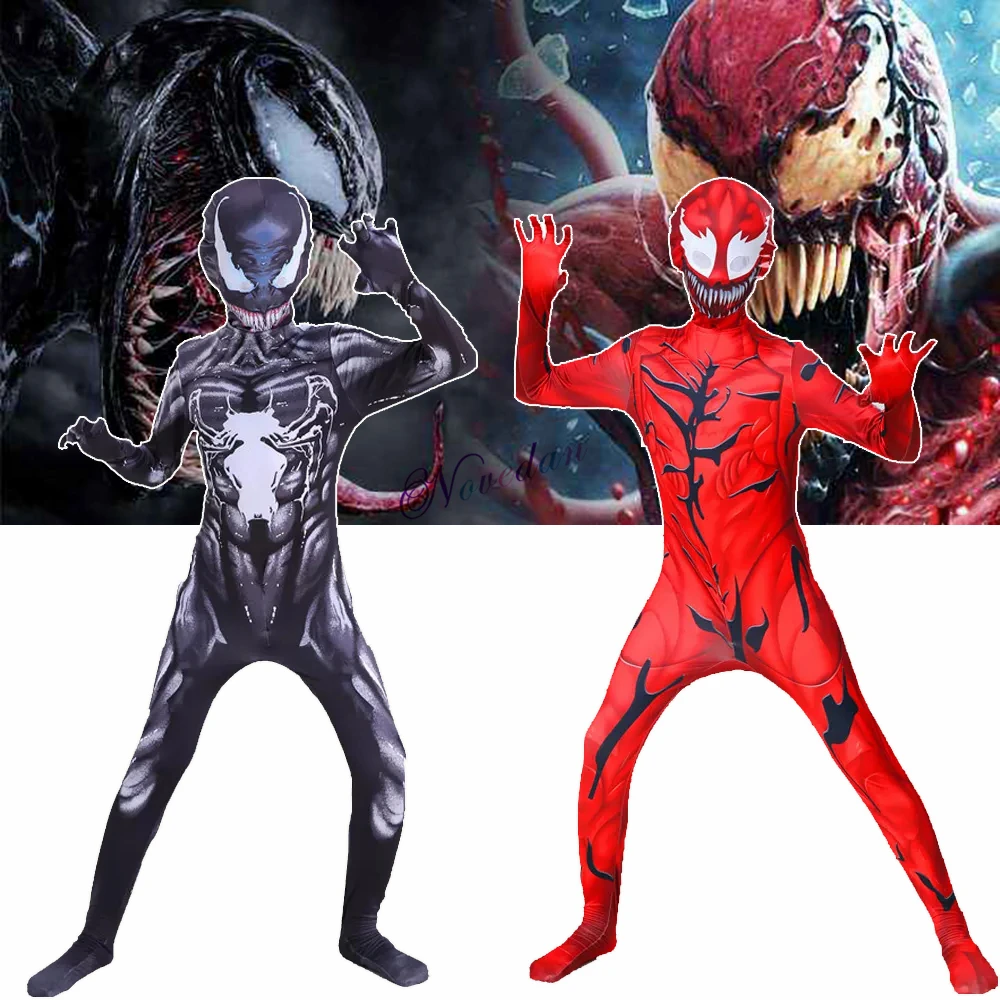 Костюм для косплея Веном из спандекса костюм супергероя Zentai комбинезон боди