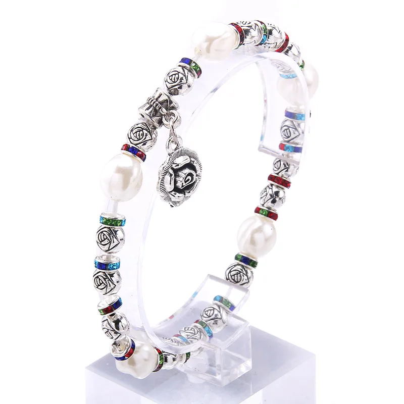 Летний тренд женский браслет из жемчуга ювелирные изделия бисера шарм