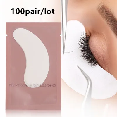 

brand MINI lint free eye patch 100pair/lot Non Irritation Comfort Fit Mini Under Gel Eye Pad for eyelash extensions