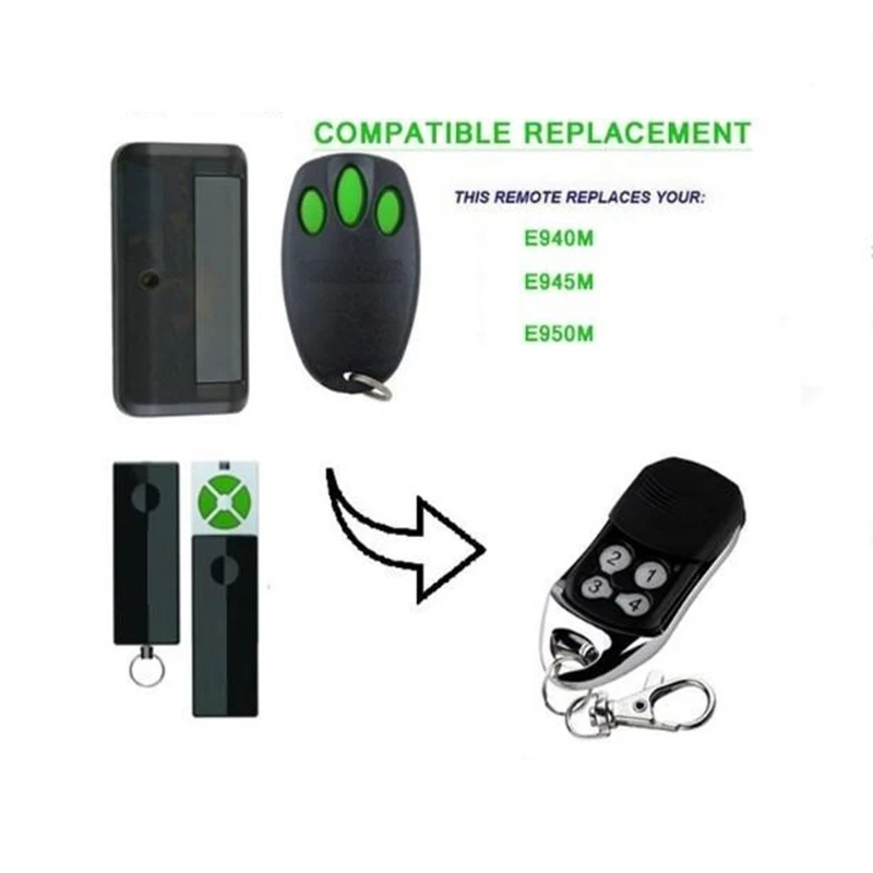 For Merlin E940M E945M E950M garage door remote control duplicator 433.92Mhz Rolling code  - buy with discount