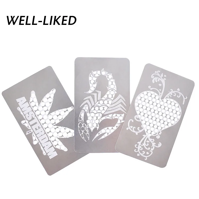 Tobacco Grinder Card Herb Weed Crusher Dry Herb Smoking Accessories Pocket Portable High Quality Stainless Steel