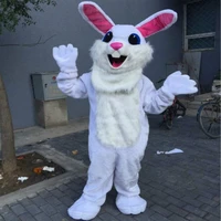new white rabbit mascot costume furry suits cosplay party game dress outfits clothing ad carnival halloween christmas easter