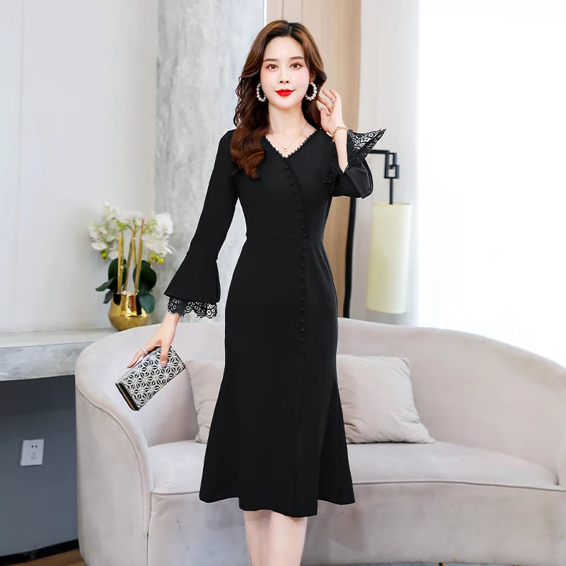 Новый дизайн женское платье 2021 Новинка весны модная пикантная обувь с кружевами