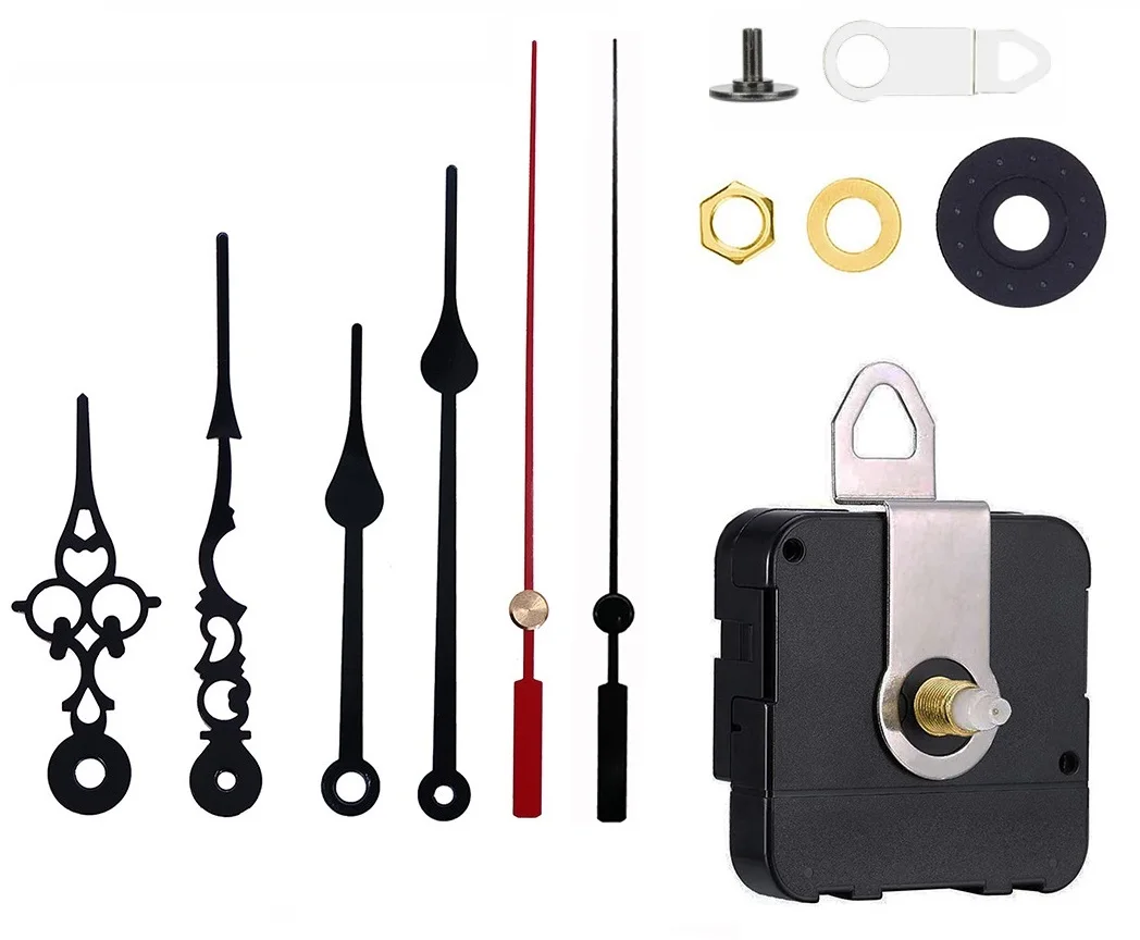 

Non-ticking Hands Quartz Diy Wall Clock Movement Mechanism Diy Repair Parts Replacement With 2 Different Pairs Of Hands