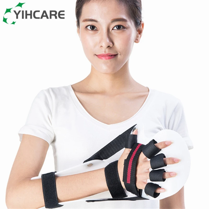 YihCare палец Spasm Удлиняющая доска Splint Apoplexy пальцы разделяющая пластина