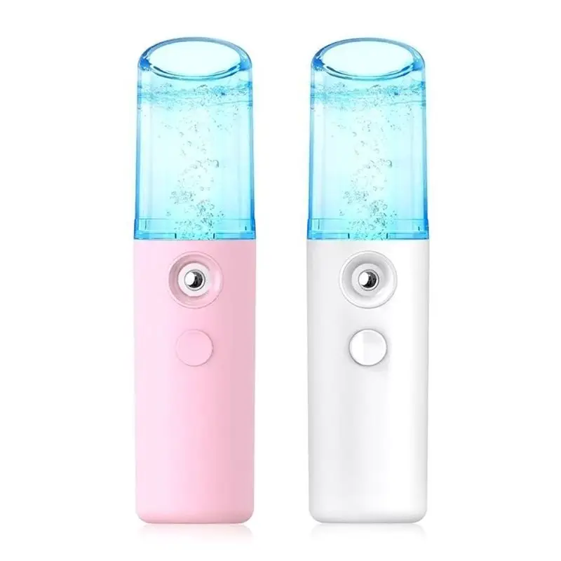 

Mini USB Nano Facial Steamer Sprayer Mister Face Spa Hydrating Moisturizing Skin Care Handy Rechargeable Portable Travel