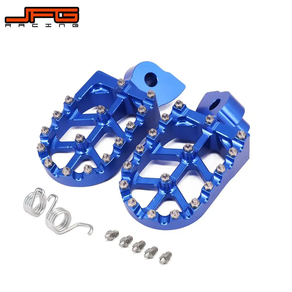 

Motorcycle CNC Foot Pegs Rests Footrest Footpeg Pedals For YAMAHA YZ 85 125 250 YZ250F YZ426F YZ450F WR250F WR400F WR426F WR450F