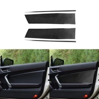 fit for toyota 86 subaru brz 2016 2020 door protection panel kick proof panel inside the door carbon fiber interiors car styling